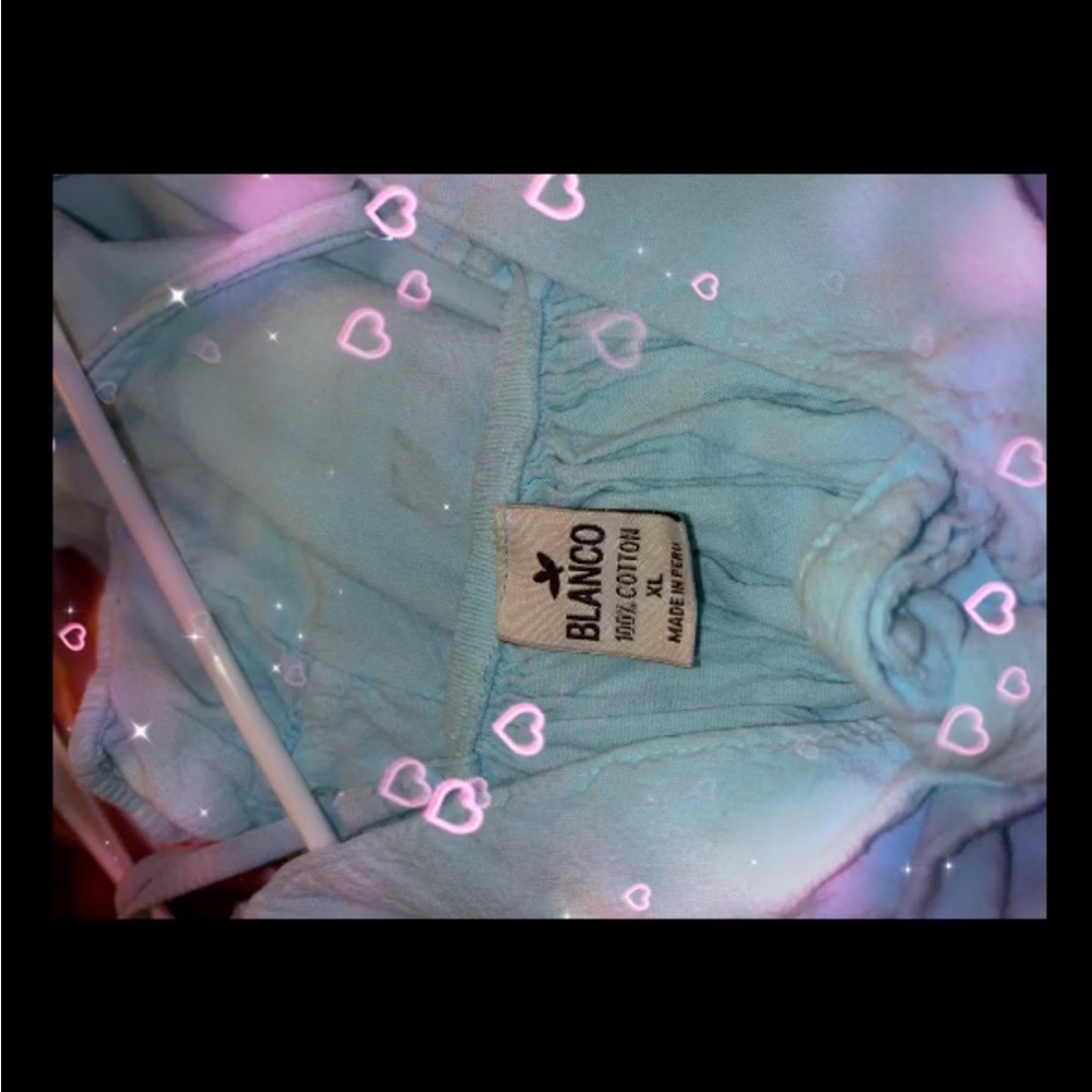 Light Blue Ruffled Dress - Picture 4 of 4